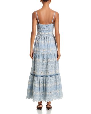 Eyelet Embroidered Maxi Dress - Exclusive