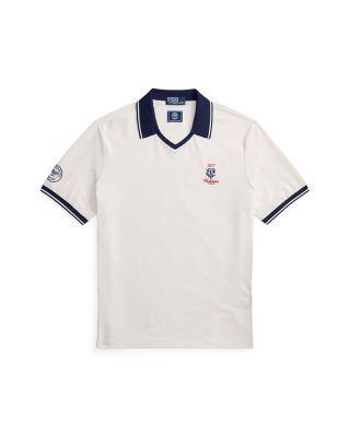 Wimbledon Classic Fit Mesh Polo Shirt