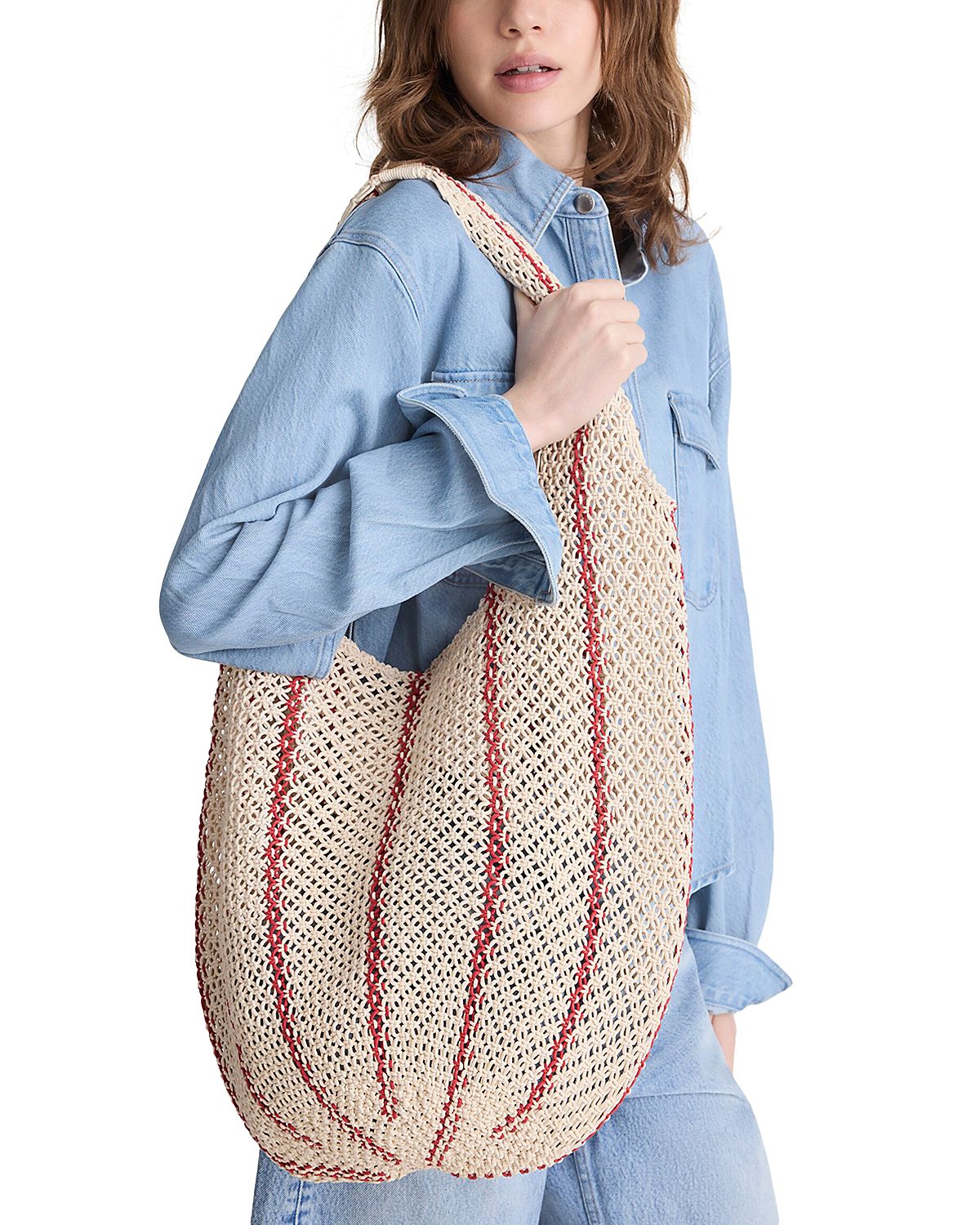 Madewell Curved Crochet Shoulder Bag