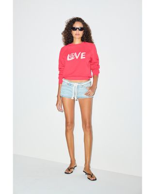 Love And Peace Classic Crewneck Sweatshirt