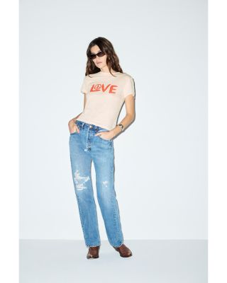 Love And Peace Classic Crewneck Tee