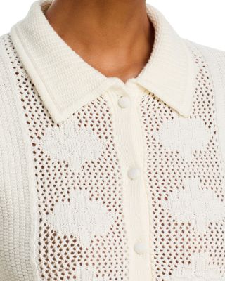 Rosemund Short Sleeve Collared Cardigan