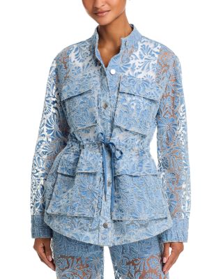 Lane Burnout Floral Jacket