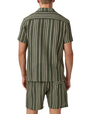 Elias Short Sleeve Vertical Texture Shirt