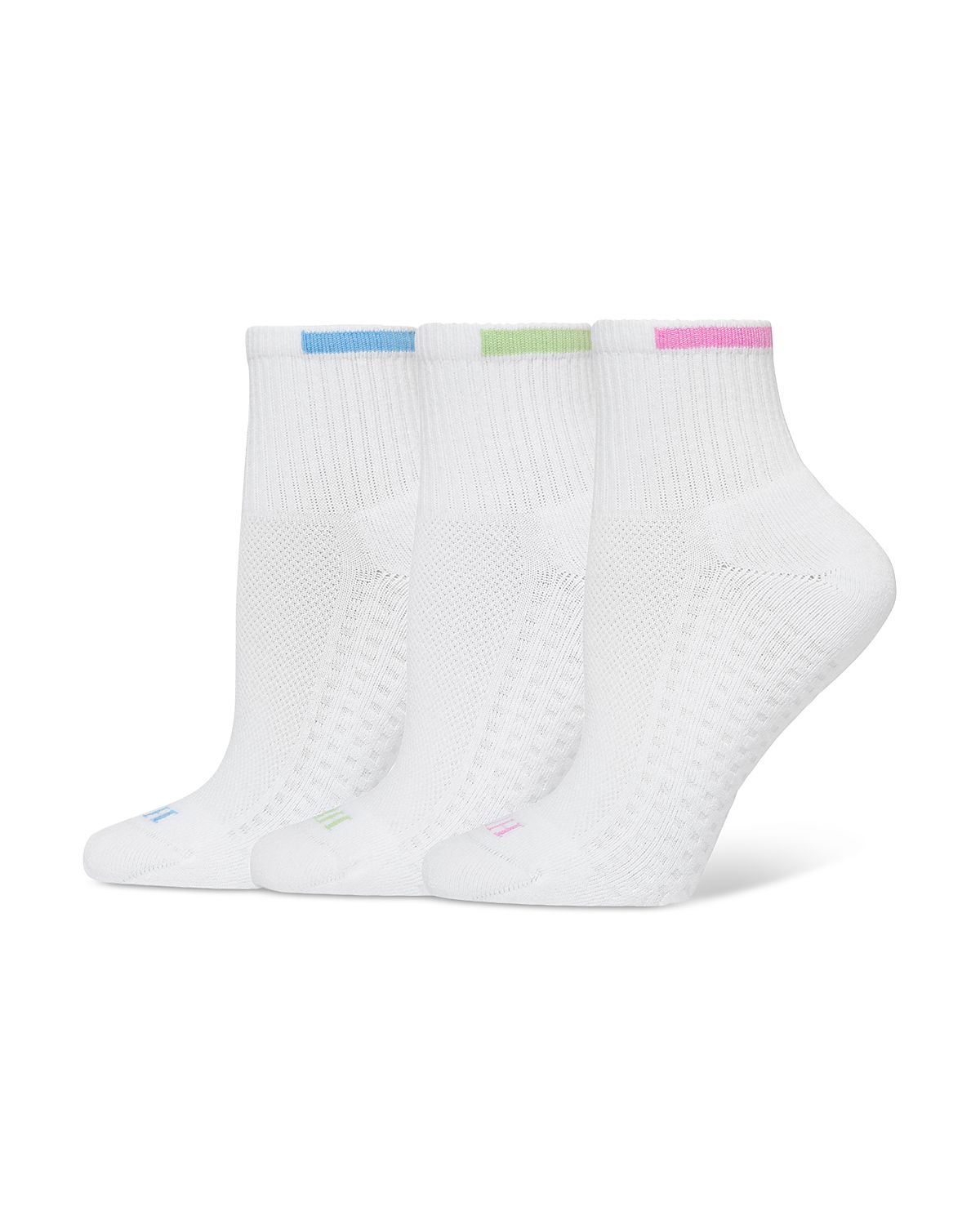 Hue Air Cush Mini Crew Socks, Set of 3