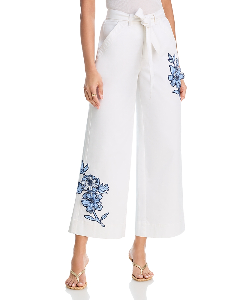 Cinq a Sept Striped Floral Mylah Pants