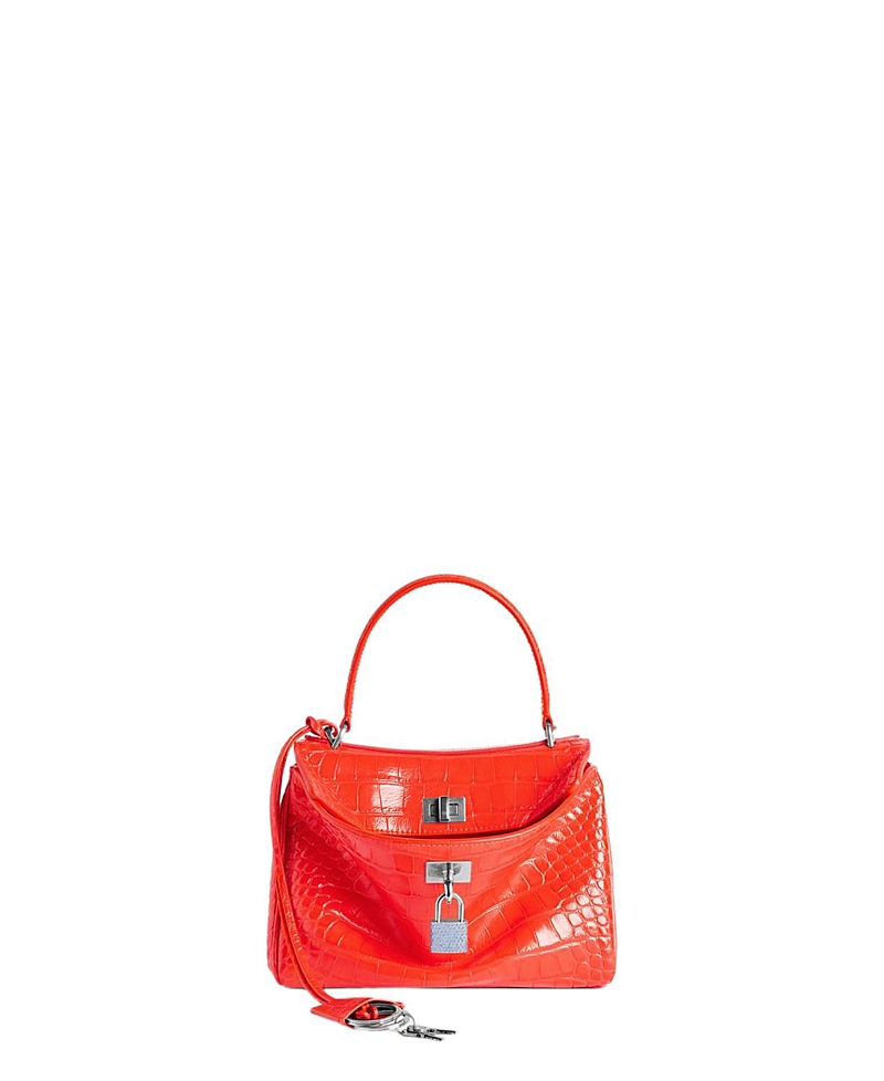 Balenciaga Rodeo Handbag Mini With Rhinestones