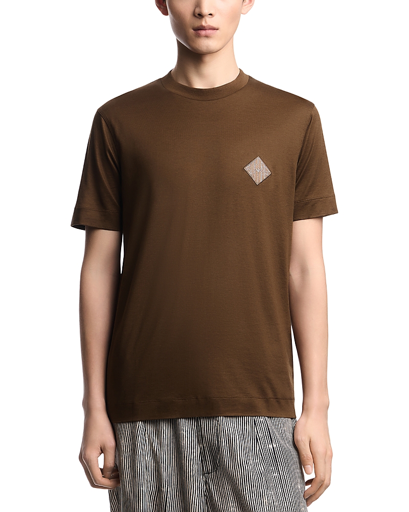 Emporio Armani Regular Fit Crewneck Logo T-Shirt