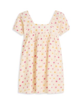 Girls' Printed Embroidered Dress - Little Kid, Big Kid