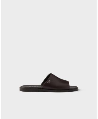  Men's Leather Slides