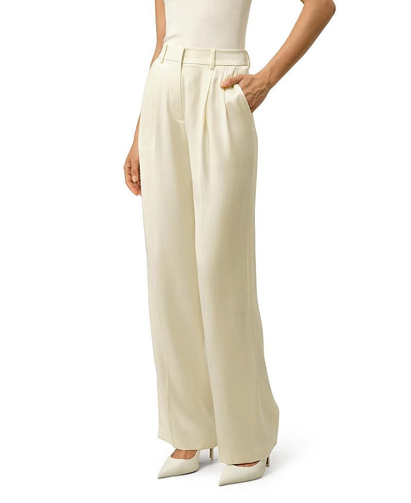 Lilysilk Double Faced Charmeuse Straight Leg Pant