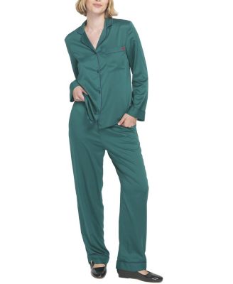 Satin PJ Set Long Pajama