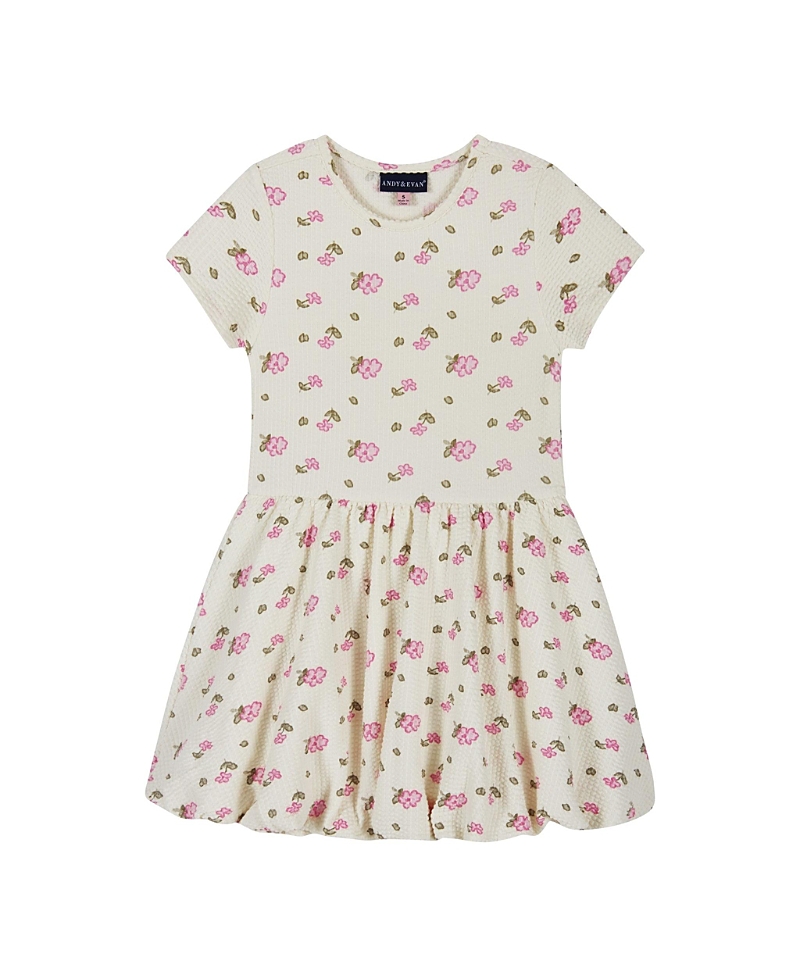 Andy & Evan Girls' Knit Seersucker Bubble Dress - Little Kid