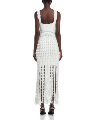 Brionne Scalloped Knit Dress