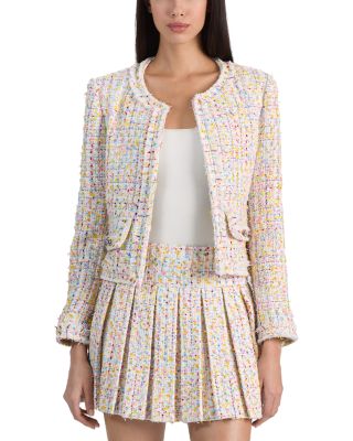 Landon Cropped Tweed Jacket