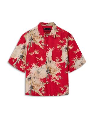 Kingdom Oversized Fit Wildlife Graphic Shirt