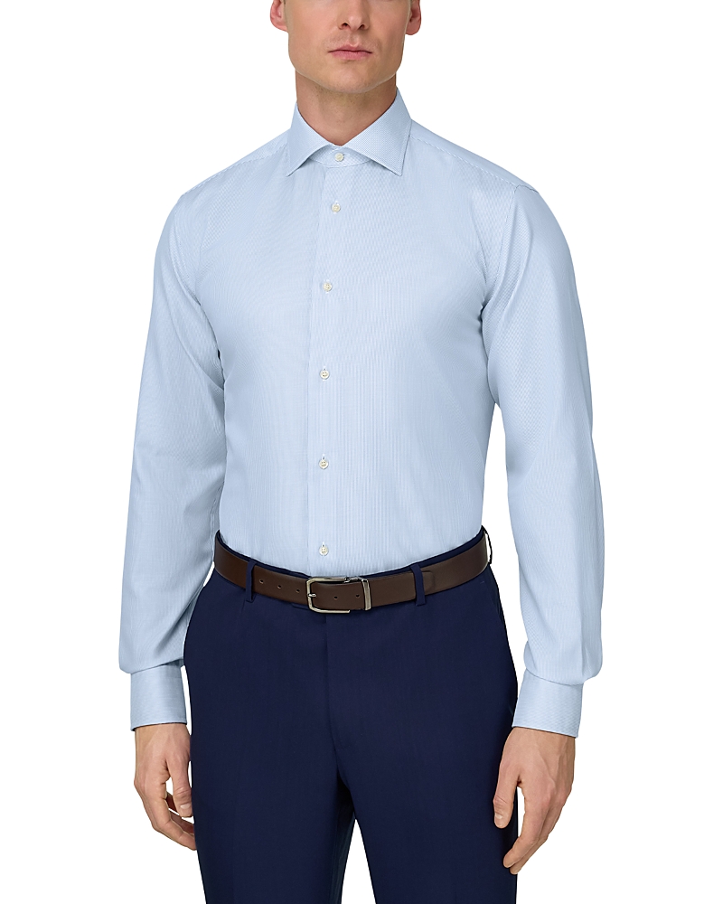 Boggi Milano Slim Fit Stripe Windsor Shirt