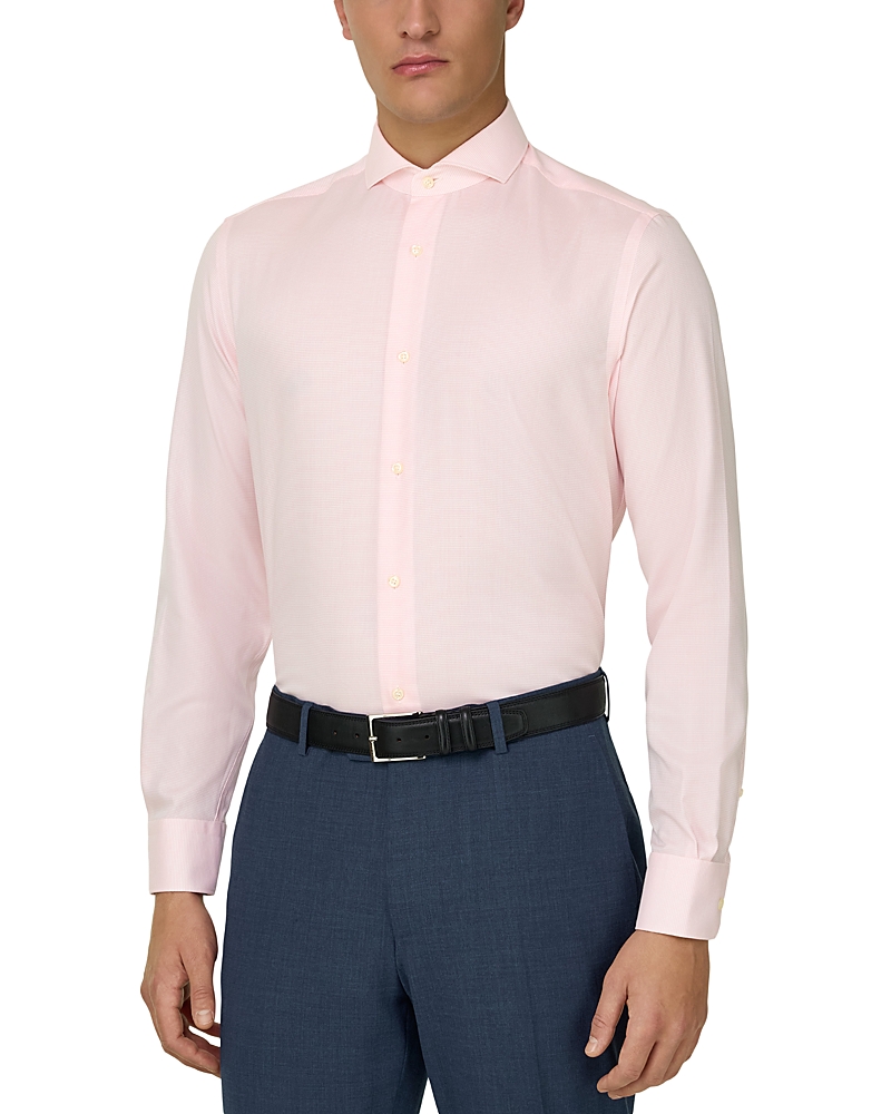 Boggi Milano Slim Fit Dobby Naples Shirt