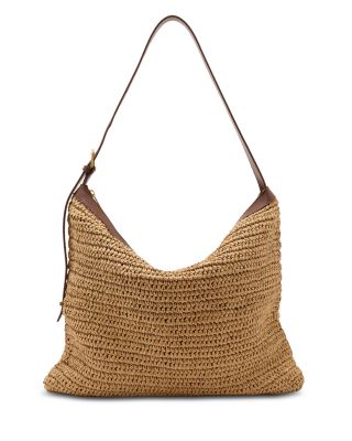 Margot Raffia Effect Shoulder Bag 