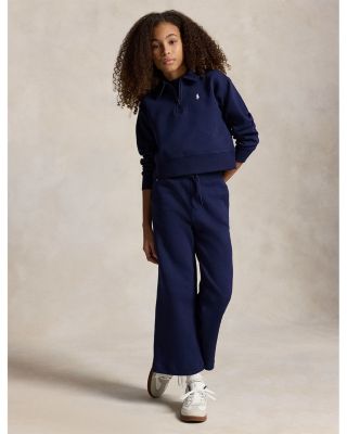 Girls' Double Knit Collared Boxy Sweatshirt - Big Kid