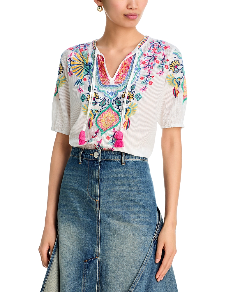 Johnny Was Margot Short Sleeve Top