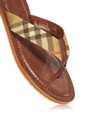 Women's Pavilion Check Thong Sandals