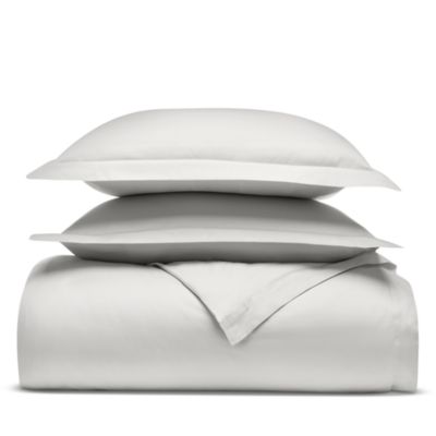 Percale Hemmed Duvet Cover Set, King/Cal King