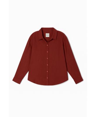  Cecile Oversized Linen Shirt