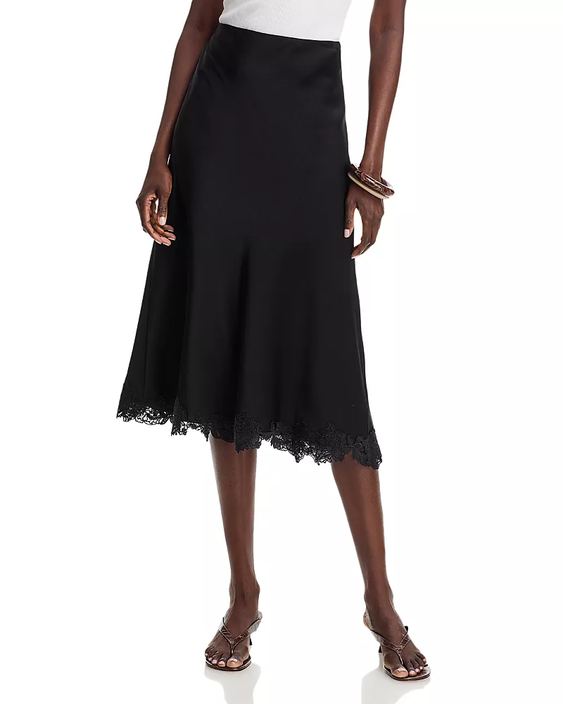 Kobi Halperin Brooks Lace Trim Skirt