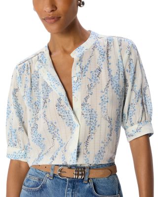 Ditsy Stem Textured Shirt