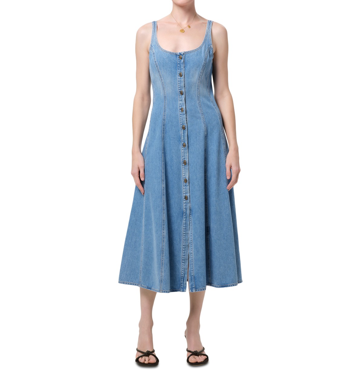 Citizens of Humanity Noa Seamed Dress in Lapis