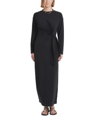 Point Side Tie Maxi Dress | Bloomingdale's Women