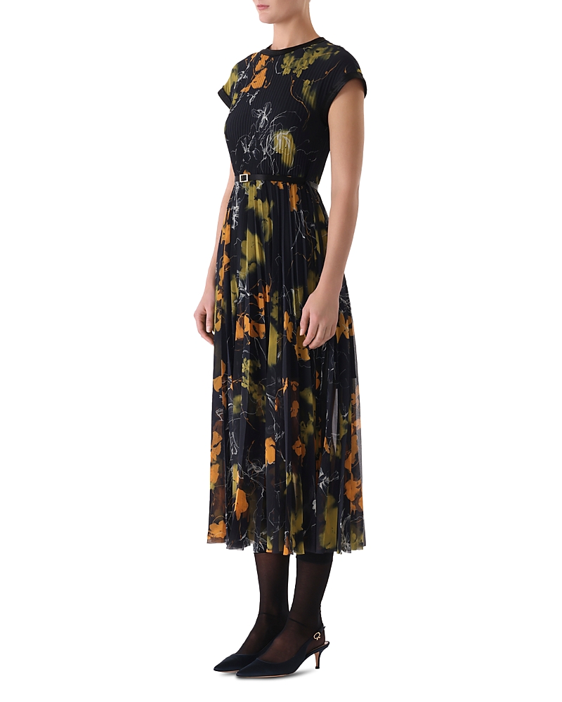 Jason Wu Collection Chiffon Pleated Midi Dress