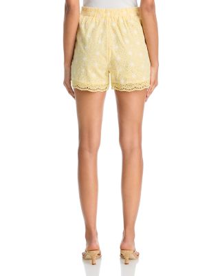 Eyelet Embroidered Top & Short Set - Exclusive