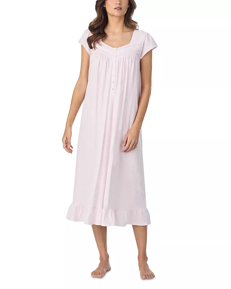 Eileen West Knit Cap Sleeve Ballet Nightgown