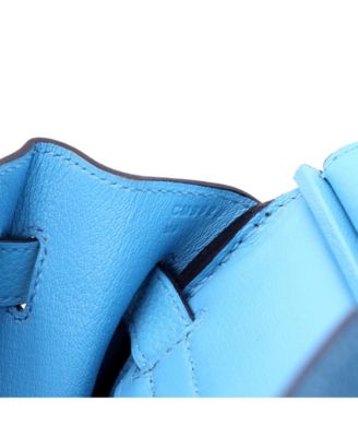 Birkin 30 Handbag Blue Togo with Gold Hardware