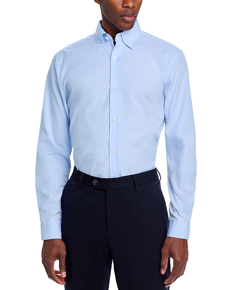 The Men's Store at Bloomingdale's Microcheck Button Down Shirt - Exclusive