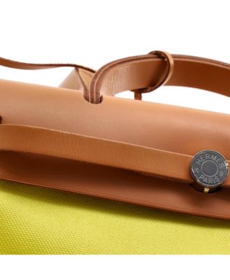 31 Herbag Zip Berline Vache Canvas and Leather