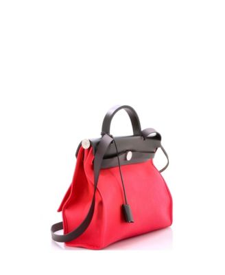 31 Herbag Zip Leather and Toile