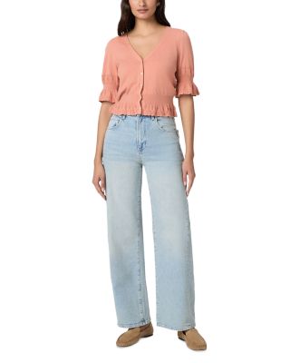 Arellia Skimmer High Rise Barrel Leg in Marvista