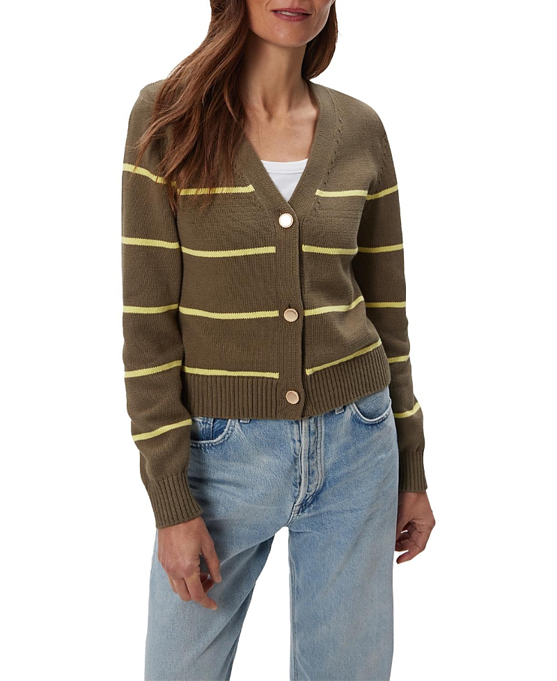 Michael Stars Tracey Buttondown Crop Cardigan Sweater