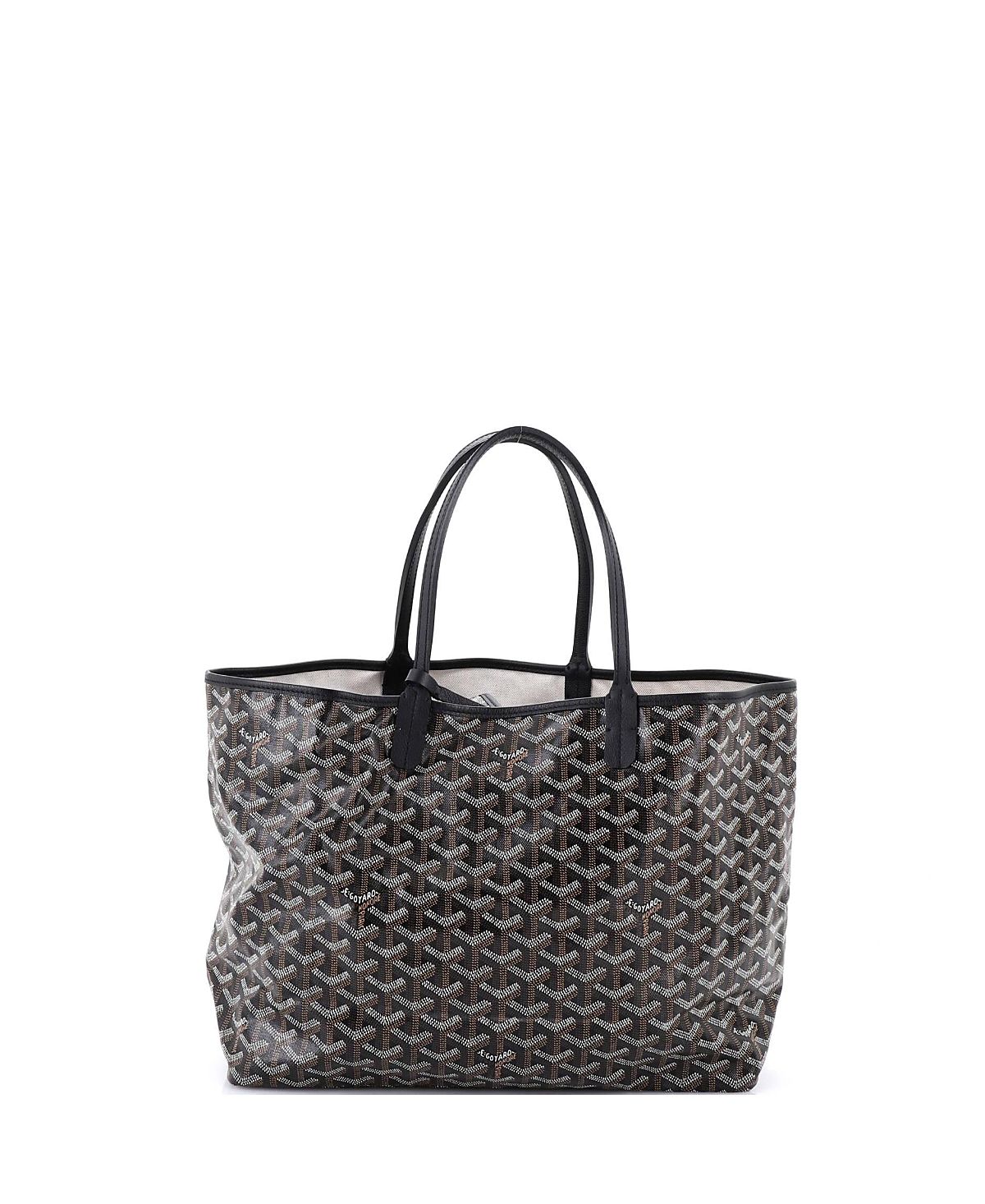 Pre-Owned Goyard Pm Saint Louis Tote Printed Coated Canvas
