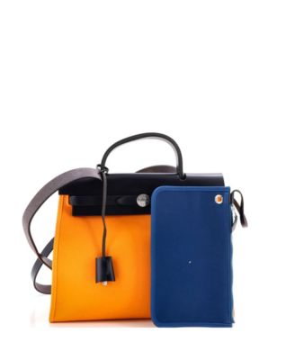 31 Herbag Zip Leather and Toile