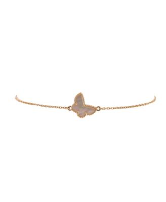  Sweet Alhambra Butterfly Bracelet 18K Gold and Mother of Pearl