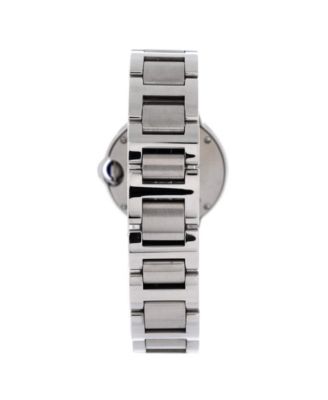  Ballon Bleu de Cartier Quartz Watch in Stainless Steel with Diamond Markers 28mm