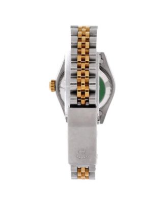  Oyster Perpetual Datejust Automatic Watch in Stainless Steel and Gold with Diamond Markers 26mm