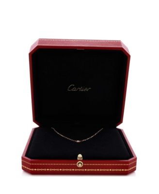  Small Cartier D'Amour Pendant Necklace 18K Rose Gold with Diamond, 16"