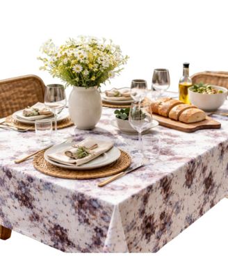  Rose Marble Tablecloth