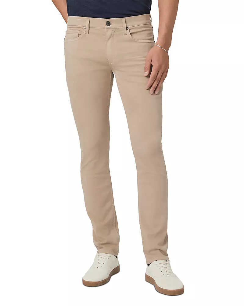 Paige Lennox Slim Fit Jeans in Toasted Almond