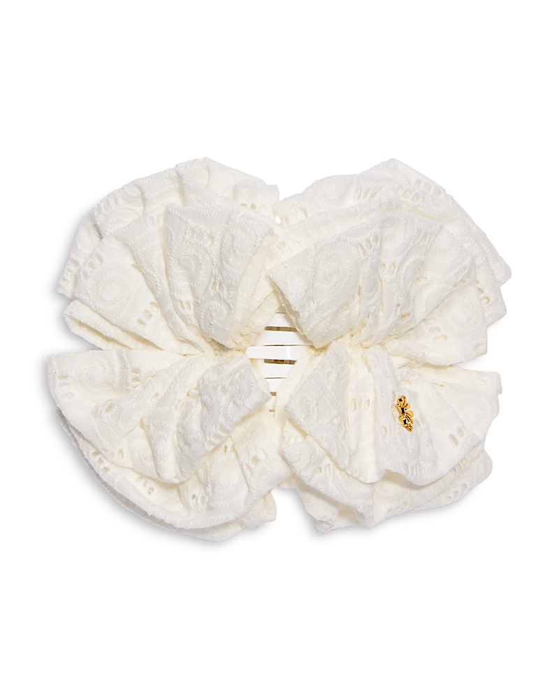 Lele Sadoughi Rita Eyelet Claw Clip